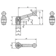 KIPP KLEMMHEBEL GR. 1 M06 ZINK SCHWARZ SEIDENMATT KOMP: STAHL