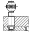 Kipp Buchse zylindrisch br für Präzisions-Arretierbolzen D=20