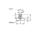 Kipp Magnet Form B mit Gewindebuchse, Flachgreifer, D=80