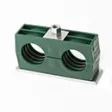 Stauff Komplettschelle Gr. 1 Doppel-Baureihe 6/6 mm, Polypropylen