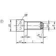 KIPP M24 KUGELDRUCKSCHRAUBE MIT KOPF