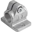 KIPP ROHRVERBINDER MIT FLANSCH ALUMINIUM