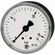 Riegler Standard Manometer Stahlblechgehäuse G1/8