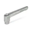Ganter Verstellbare Klemmhebel, Edelstahl, Unlackiert GN300.1-30