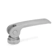 Ganter Exzenterspanner, Edelstahl GN927.7-44, Edelstahl-Auflagescheibe mit Stellmutter