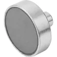 Kipp Magnet Form B mit Gewindebuchse, Flachgreifer, D=50