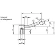 KIPP SPANNHEBEL GR. 1 M10