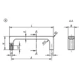KIPP BÜGELGRIFF A=120 ALUMINIUM