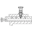 KIPP ARRETIERBOLZEN GR. 4 D1=M20X1,5, D=10, FORM:A OHNE RASTNUT OHNE KONTERMUTTER