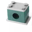 Stauff Komplettschelle Gr. 5, 25 mm Schwere Baureihe, Polypropylen