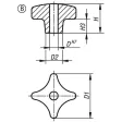 KIPP D1=50 KREUZGRIFF DIN6335
