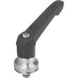 KIPP M10X50 KLEMMHEBEL MIT SPANNKRAFTVERSTÄRKER