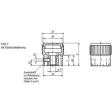 Kipp Novo.Grip Dosierknopf Gr. 2 D=6h8 Form C, Deckel rapsgelb