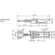 KIPP SPANNVERSCHLUSS MIT SPANNHAKEN