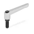 Ganter Verstellbare Klemmhebel, Schraube mit KU-Zapfen GN306-45