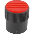 Kipp Novo.Grip Dosierknopf Gr. 2 D=6h8 Form B, Deckel verkehrsrot