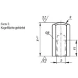 Kipp Vorrichtungsfuss mit Innengewinde Form C