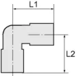 Riegler Winkel-Einschraubverschraubung drehbar G1/8