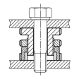 KIPP HÖHENVERSTELL-ELEMENT NIEDRIGE FORM