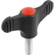KIPP FLÜGELGRIFF M06 SCHWARZGRAU RAL7021