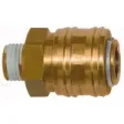 Riegler Schnellverschlusskupplung NW 7,2, Messing blank