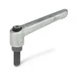 Ganter Verstellbare Klemmhebel, Unlackiert GN300-30