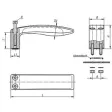 Kipp Kunststoffgriff L=156