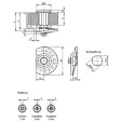 Kipp Drehriegel mit Stufenzunge Doppelbart 5mm