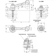 Ganter Spiralexzenter, Stahl, Spannung radial, Schraube von der Bedienseite GN918 KVS-R