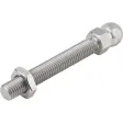Kipp Gewindespindel M14x150 für Gelenkfuss, Edelstahl