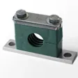 Stauff Komplettschelle Gr. 6, 42 mm Schwere Doppel-Baureihe, Polypropylen