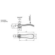 Kipp Exzenterhebel Gr. 9 M3 mit Aluminiumgriff