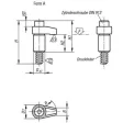 KIPP SPANNHAKEN MIT GESCHLIFFENEM SCHAFT FORM: A