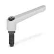 Ganter Verstellbare Klemmhebel, Zapfen mit Linsenkuppe GN306-30