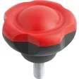 Kipp Novo.Grip Klemmgriff D=63 M12x30 Deckel verkehrsrot