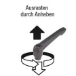 Kipp Klemmhebel Gr. 2 M6x30 Edelstahl Griffhebel signalgrün