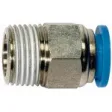 Riegler Gerade Steckverschraubung »Blaue Serie« R1/8