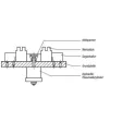 Kipp Keilspannsegment Form A+L mit Zylinderschraube M12x40