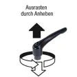 Kipp Klemmhebel Gr. 2 M6x45 mit Schutzkappe