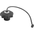 Kipp Sterngriff D1=63 M10 mit S.Band Form KS, Deckel lichtgrau
