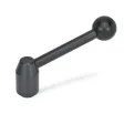 Ganter Verstellbare Spannhebel GN212.3-28, Hebel schräg