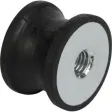 Kipp Gummi-Metall-Puffer Typ CT D=40, H=30