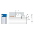 SKF Hydraulische Kolbenstangendichtung SIL 50