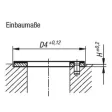 Norelem Anlaufscheibe, D=18 D1=32 Stahl Komp: PTFE, S=1,5