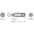 Kipp Novo.Grip Zylindergriff drehbar Gr. 2 M5