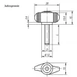 Kipp Novo.Grip Miniwing M6x10 Edelstahl