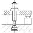 Kipp Schraube für T-Nut 12 DIN787 D1=M12, L=63