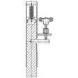 Kipp Flügelschraube mit Kontergriff M6x30