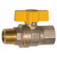Riegler Kugelhahn DIN EN 331, DVGW, Messing vernickelt