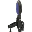 Kipp Schnellspanner vertikal M8 blau Fuss senkrecht, Sicherheitsverriegelung